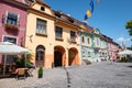Old town square of SighiÃâ¢oara, Romania